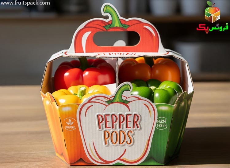 شیوه صحیح بسته بندی صادراتی فلفل دلمه